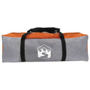 Tunneltelt Grå og orange 370 x 275 x 210 cm Polyester og Stål