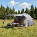 Tunneltelt Grå og orange 370 x 275 x 210 cm Polyester og Stål
