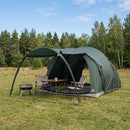 Tunneltelt Army Grøn 370 x 275 x 210 cm Polyester og Stål