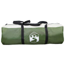 Hyttetelt med tag Grøn 480 x 273 x 205 cm Polyester og Stål