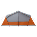 Hyttetelt Grå og orange 480 x 273 x 205 cm Polyester og Stål