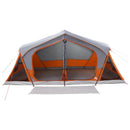 Hyttetelt Grå og orange 480 x 273 x 205 cm Polyester og Stål