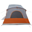 Hyttetelt Grå og orange 480 x 273 x 205 cm Polyester og Stål
