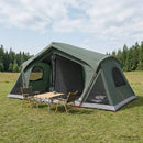 Hyttetelt Army Grøn 480 x 273 x 205 cm Polyester og Stål