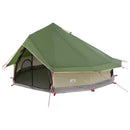 Tipi telt med tag Grøn 700 x 700 x 395 cm Polyester og Stål