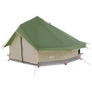 Tipi telt med tag Grøn 700 x 700 x 395 cm Polyester og Stål