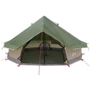 Tipi telt med tag Grøn 700 x 700 x 395 cm Polyester og Stål