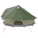 Tipi telt med tag Grøn 700 x 700 x 395 cm Polyester og Stål