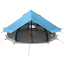 Tipi telt med tag Blå 700 x 700 x 395 cm Polyester og Stål