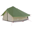 Tipi telt med tag Grøn 800 x 800 x 430 cm Polyester og Stål