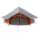Tipi telt Grå og orange 800 x 800 x 430 cm Polyester og Stål