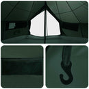 Tipi telt Army Grøn 800 x 800 x 430 cm Polyester og Stål