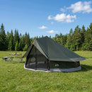 Tipi telt Army Grøn 800 x 800 x 430 cm Polyester og Stål