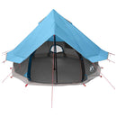 Tipi telt med tag Blå 250 x 250 cm Polyester og Stål