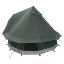 Tipi telt med tag Army Grøn 250 x 250 cm Polyester og Stål