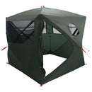 Jagttelt med tag Army Grøn 143 x 143 x 165 cm Polyester og Stål
