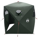 Jagttelt med tag Army Grøn 143 x 143 x 165 cm Polyester og Stål