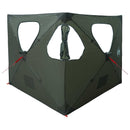 Jagttelt med tag Army Grøn 145 x 145 x 150 cm Polyester og Stål