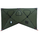Jagttelt med tag Army Grøn 145 x 145 x 150 cm Polyester og Stål