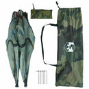 Jagttelt Camouflage 145 x 145 x 150 cm Polyester og Stål