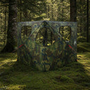 Jagttelt Camouflage 145 x 145 x 150 cm Polyester og Stål