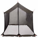 Camping tarp med mesh vægge Brun Grå 270 x 210 x 210 cm