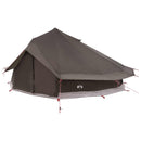 Tipi telt med tag Brun Grå 800 x 800 x 430 cm Polyester og Stål
