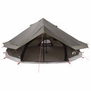Tipi telt med tag Brun Grå 800 x 800 x 430 cm Polyester og Stål