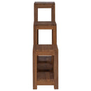 Planteholder 3 stk. Naturfarvet 25 x 25 x 80 cm Massiv Teaktræ