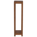 Planteholder 2 stk. Naturfarvet 25 x 25 x 100 cm Massiv Teaktræ