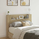 Hovedgærde kabinet med LED Sonoma 140 x 16,5 x 103,5 cm