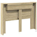 Hovedgærde kabinet med LED Sonoma 140 x 16,5 x 103,5 cm