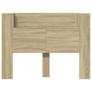 Hovedgærde kabinet med LED Sonoma 140 x 16,5 x 103,5 cm