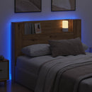 Hovedgærde kabinet med LED Artisan Eg 140 x 16,5 x 103,5 cm