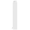 Hovedgærde kabinet med LED med hylde Hvid 160 x 16,5 x 103,5 cm