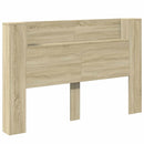 Hovedgærde kabinet med LED Sonoma 160 x 16,5 x 103,5 cm