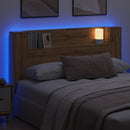 Hovedgærde kabinet med LED Artisan Eg 160 x 16,5 x 103,5 cm