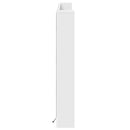 Hovedgærde kabinet med LED med hylde Hvid 180 x 16,5 x 103,5 cm