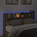Hovedgærde kabinet med LED Sonoma 180 x 16,5 x 103,5 cm