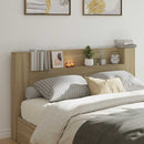 Hovedgærde kabinet med LED Sonoma 180 x 16,5 x 103,5 cm