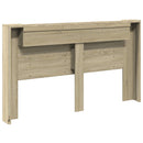Hovedgærde kabinet med LED Sonoma 180 x 16,5 x 103,5 cm