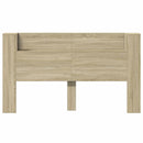 Hovedgærde kabinet med LED Sonoma 180 x 16,5 x 103,5 cm