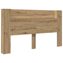 Hovedgærde kabinet med LED Artisan eg 180 x 16,5 x 103,5 cm