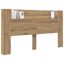 Hovedgærde kabinet med LED Artisan eg 180 x 16,5 x 103,5 cm