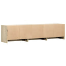 TV-skab med LED Sonoma 165 x 34 x 40 cm Konstrueret træ