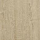TV-skab med LED Sonoma 165 x 34 x 40 cm Konstrueret træ