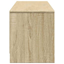 TV-skab med LED Sonoma 165 x 34 x 40 cm Konstrueret træ