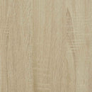 TV-skab med LED Sonoma 140 x 34 x 40 cm Konstrueret træ