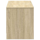 TV-skab med LED Sonoma 140 x 34 x 40 cm Konstrueret træ