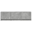 TV-skab med LED Beton 140 x 34 x 40 cm Konstrueret træ